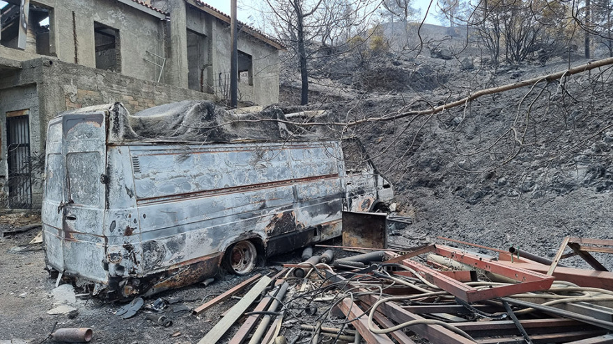 Κύπρος: Από κάψιμο χόρτων η πυρκαγιά που έφερε την καταστροφή