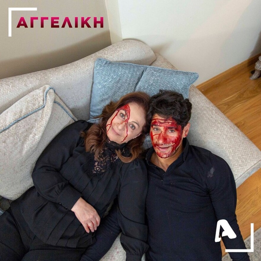 Αγγελική: Αδημοσίευτες φωτογραφίες από τα παρασκήνια της σκηνής που η Αθηνά σκοτώνει το γιο της