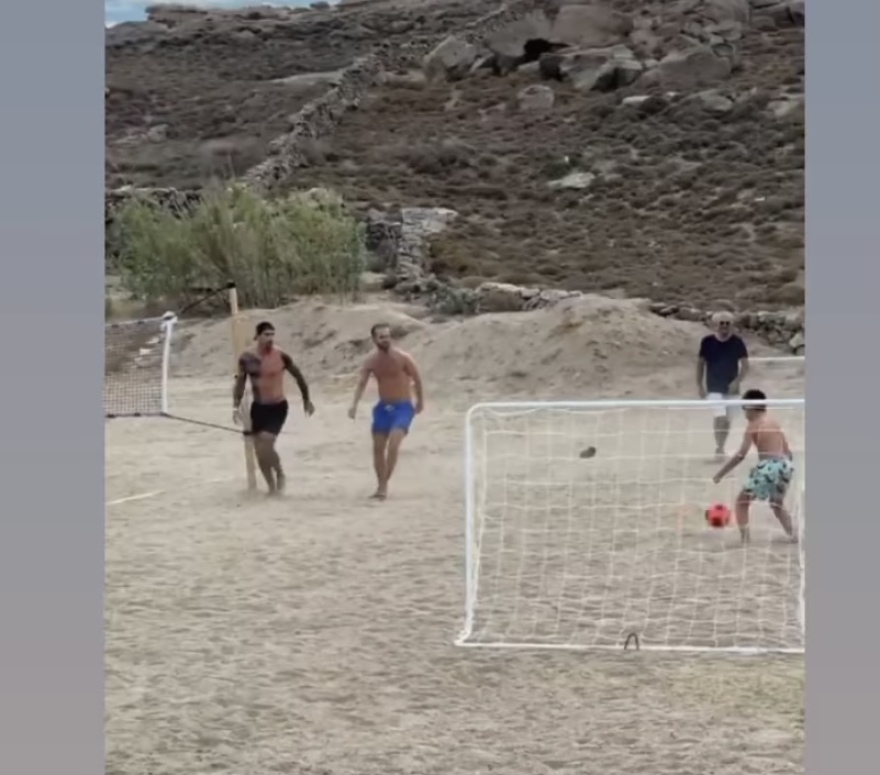 Μύκονος: Συνάντηση κορυφής Εμπαπέ, Πιάνιτς, Μποριέλο με τις....«χρυσές» μπριζόλες του Νουσρέτ