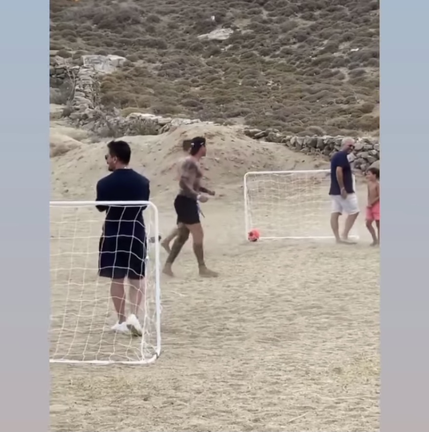 Μύκονος: Συνάντηση κορυφής Εμπαπέ, Πιάνιτς, Μποριέλο με τις....«χρυσές» μπριζόλες του Νουσρέτ