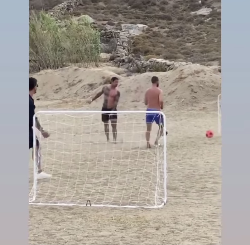 Μύκονος: Συνάντηση κορυφής Εμπαπέ, Πιάνιτς, Μποριέλο με τις....«χρυσές» μπριζόλες του Νουσρέτ