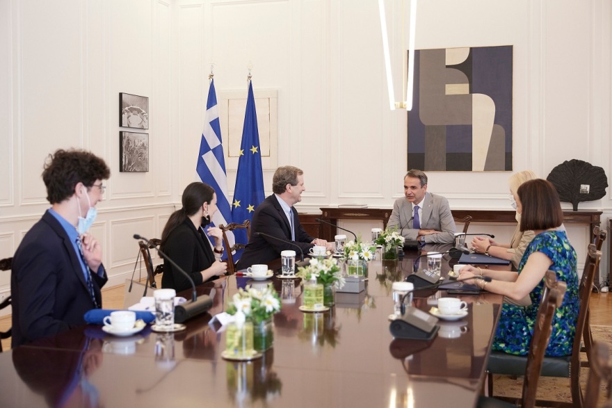 Μητσοτάκης: Συναντήθηκε με τον επικεφαλής της Αμερικανικής Εβραϊκής Επιτροπής