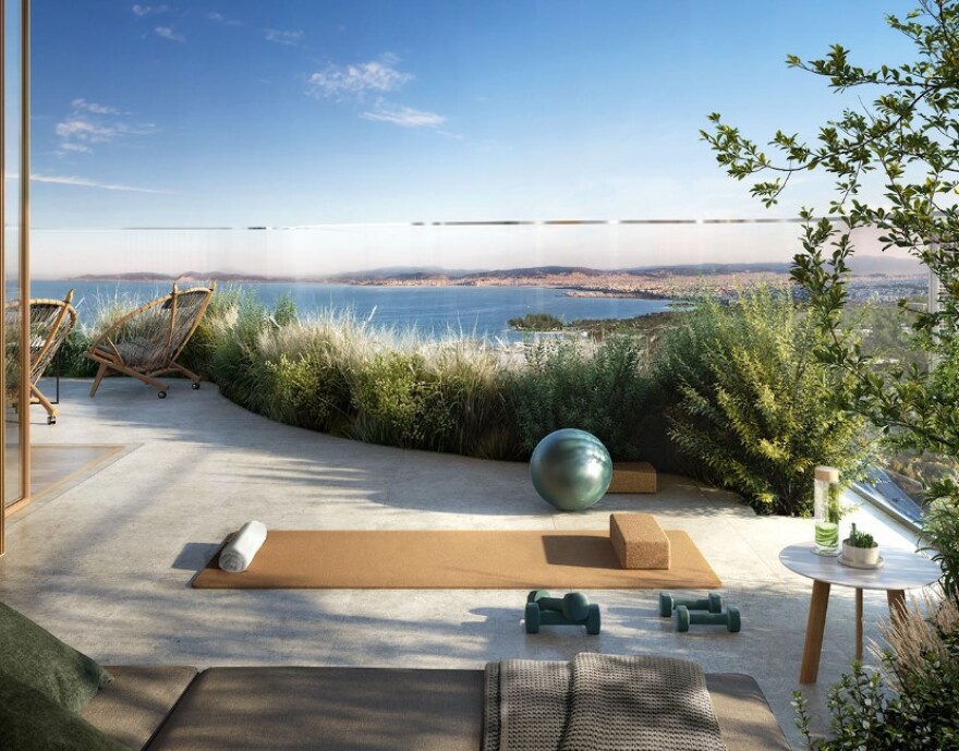 Marina Tower: Δωμάτια με θέα από τα... 200 μέτρα στον «πράσινο» ουρανοξύστη του Ελληνικού