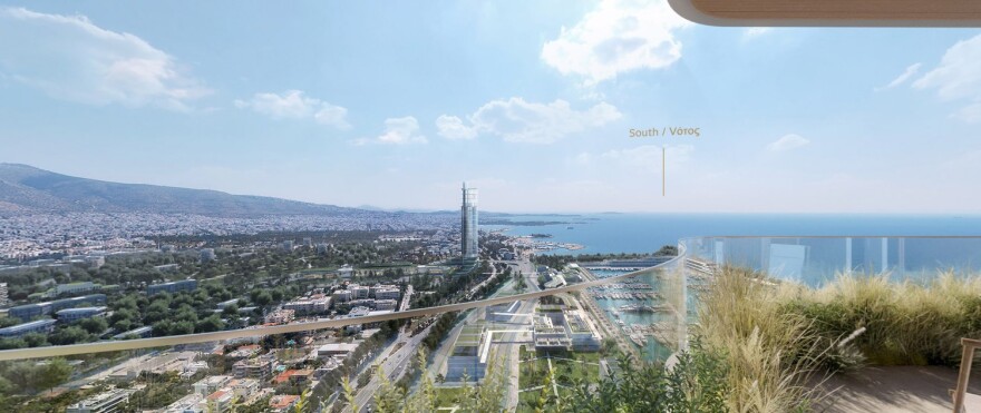 Marina Tower: Δωμάτια με θέα από τα... 200 μέτρα στον «πράσινο» ουρανοξύστη του Ελληνικού