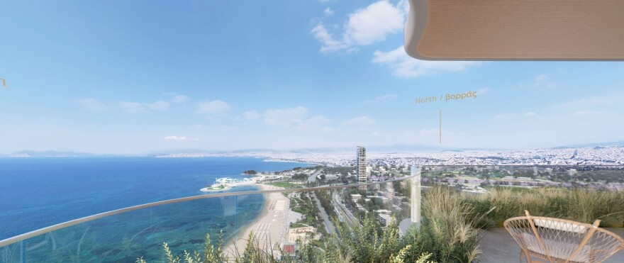 Marina Tower: Δωμάτια με θέα από τα... 200 μέτρα στον «πράσινο» ουρανοξύστη του Ελληνικού