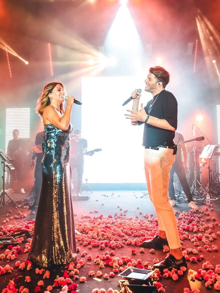 Έλλη Κοκκίνου - Λούκας Γιώρκας: Μάγεψαν στην πρεμιέρα τους στην Κύπρο