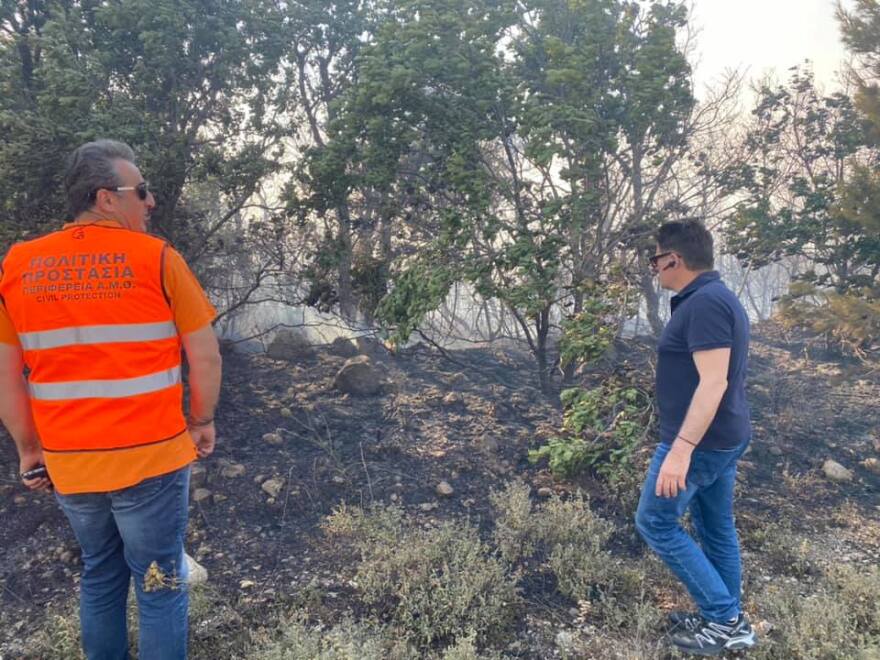 Έβρος: Καλύτερη εικόνα η φωτιά στη Λευκίμη - Σηκώθηκαν ξανά τα ενάερια