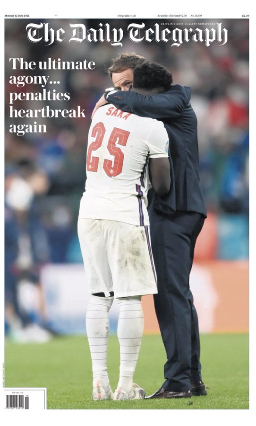 Euro 2020: «Αυτό θα πονέσει» - Δείτε τα πρωτοσέλιδα στον βρετανικό Τύπο για την ήττα της Αγγλίας από την Ιταλία