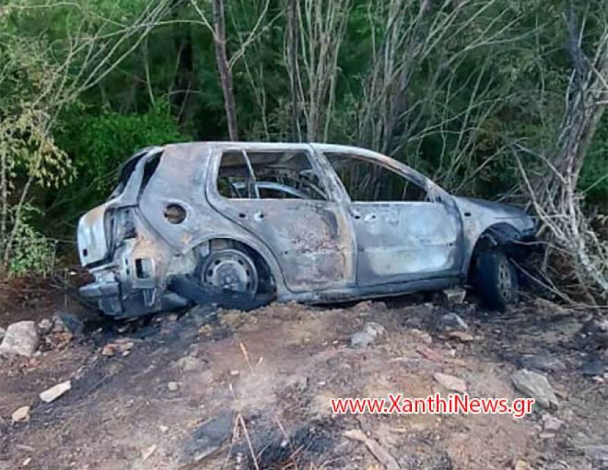 Ξάνθη: Απανθρακώθηκε μέσα στο αυτοκίνητό του μετά από τροχαίο