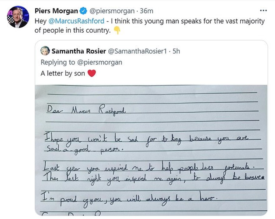 Euro 2020: Συγκινεί 9χρονος για τον Ράσφορντ - «Είμαι περήφανος για σένα, θα είσαι για πάντα ήρωας»