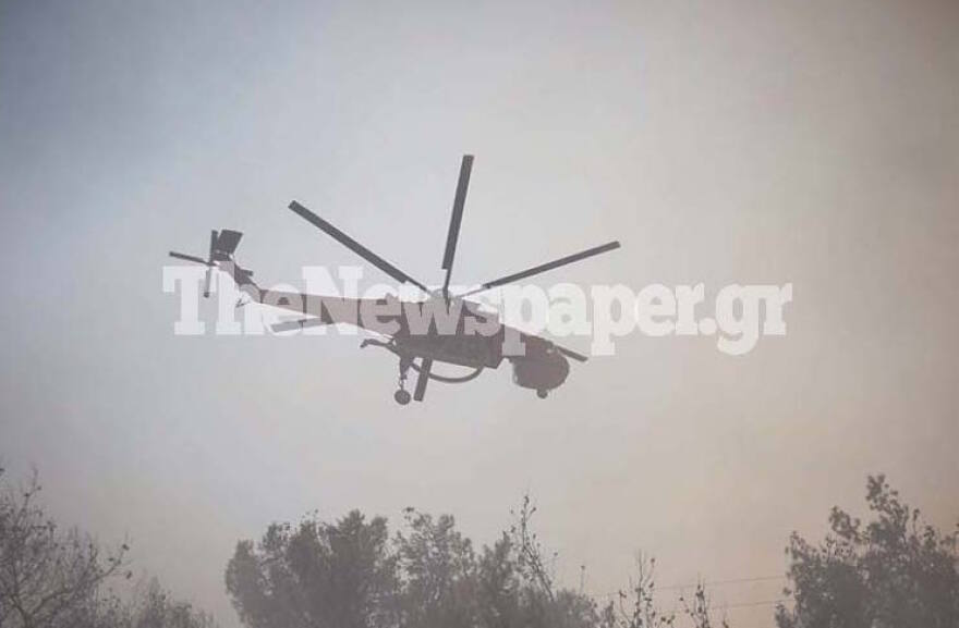 Φωτιά τώρα σε δυο περιοχές στο Βόλο