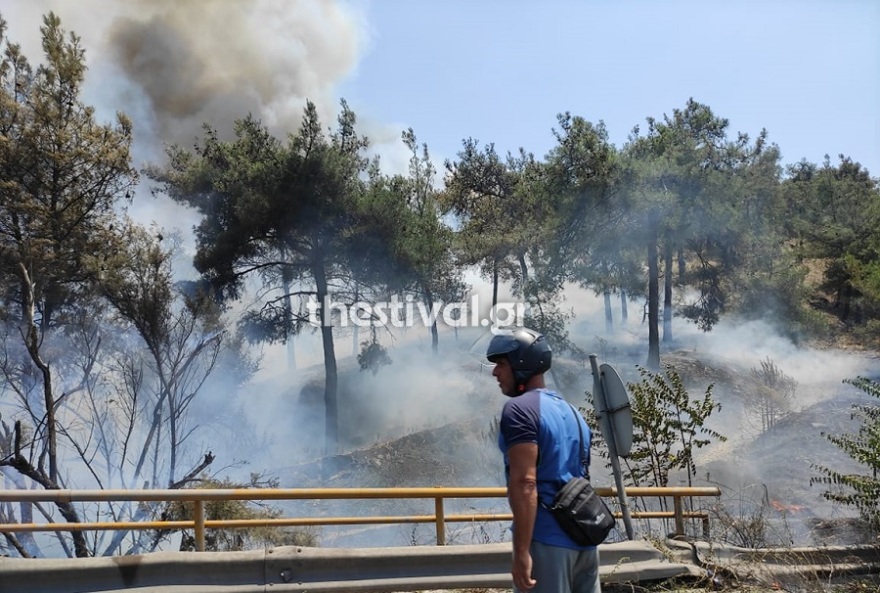Μεγάλη φωτιά στο Σέιχ Σου: Βελτιώνεται η εικόνα της πυρκαγιάς - «Σηκώθηκε» το Beriev-200 για την κατάσβεση 