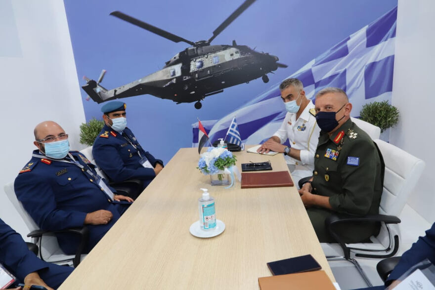 ΓΕΕΘΑ: Συνάντηση Φλώρου με τον Αρχηγό ΓΕΑ των Εμιράτων