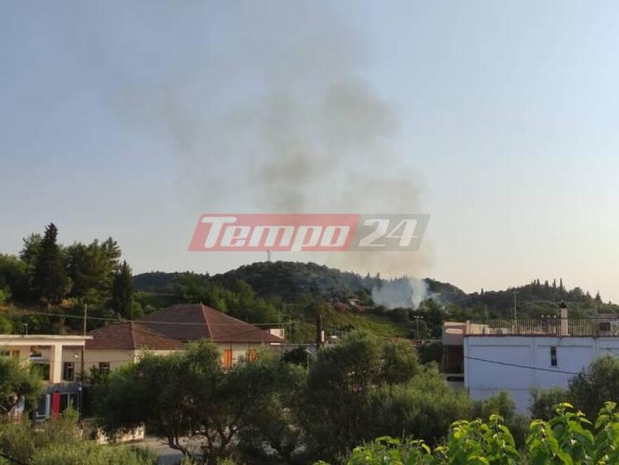 Πάτρα: Φωτιά ξέσπασε σε καταυλισμό Ρομά