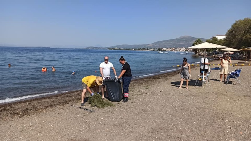 Αμάρυνθος: Καθαρισμός ακτών από σκουπίδια και πλαστικά - Δείτε φωτογραφίες