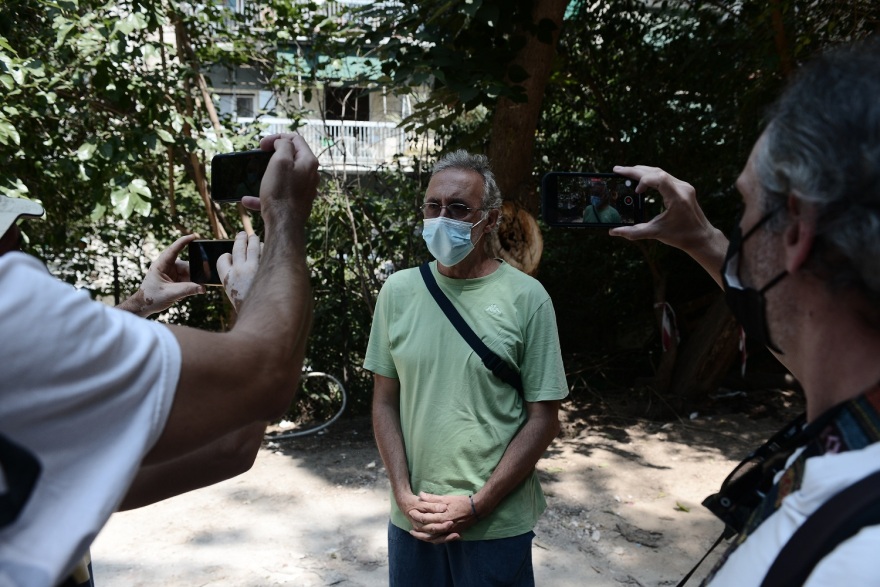 Κυψέλη: Διαμαρτυρία κατοίκων κατά της κοπής δέντρων για τη δημιουργία προσχολικων δομών