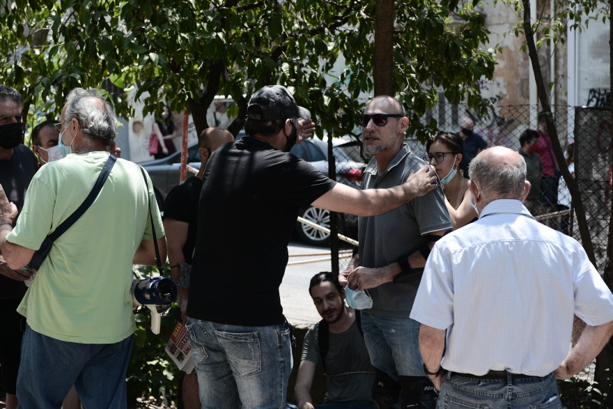 Κυψέλη: Διαμαρτυρία κατοίκων κατά της κοπής δέντρων για τη δημιουργία προσχολικων δομών