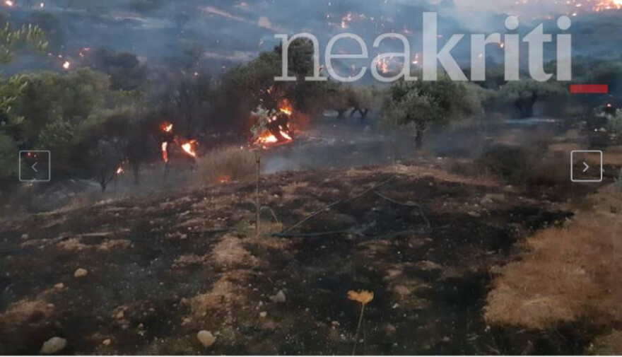 Κρήτη: Σε ύφεση η πυρκαγιά στο Λασίθι - «Μάχη» με τους ανέμους και τις αναζωπυρώσεις