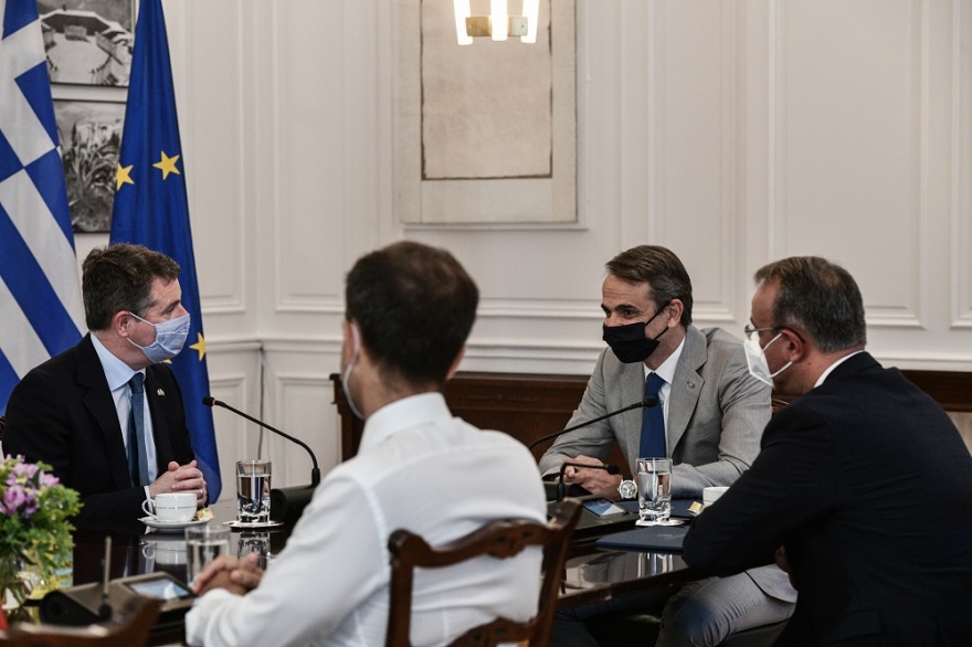 Μητσοτάκης σε πρόεδρο Eurogroup: Στόχος μας μια καλύτερη ανάπτυξη