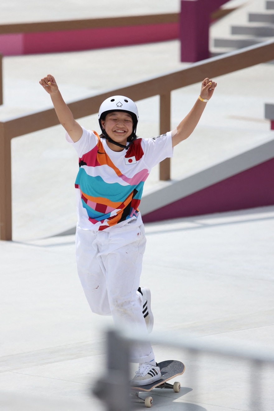 Ολυμπιακοί Αγώνες 2020: Έγραψε ιστορία η Γιαπωνέζα Νισίγια - Πήρε το χρυσό στο street skateboard σε ηλικία 13 ετών!