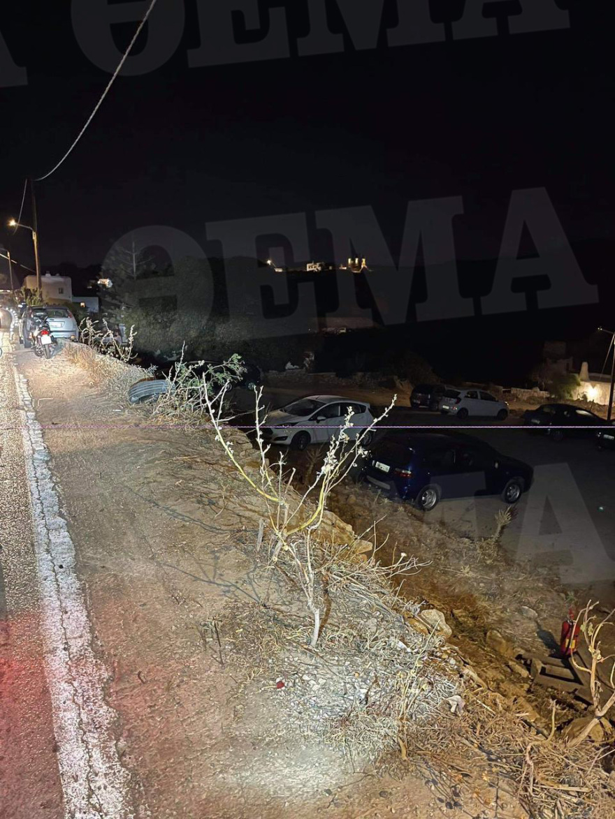 Μύκονος: Σοκαριστικές εικόνες από την Ψαρού  - Μεθυσμένος οδηγός τα έκανε γυαλιά-καρφιά