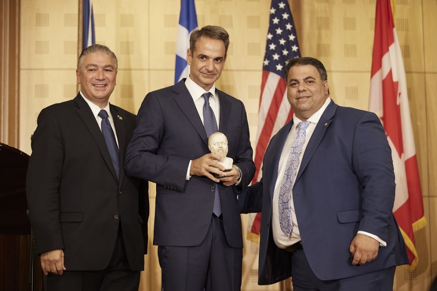 ΑΧΕΠΑ: Η Ελληνοαμερικανική κοινότητα βράβευσε Μητσοτάκη - Αναστασιάδη (φωτογραφίες)