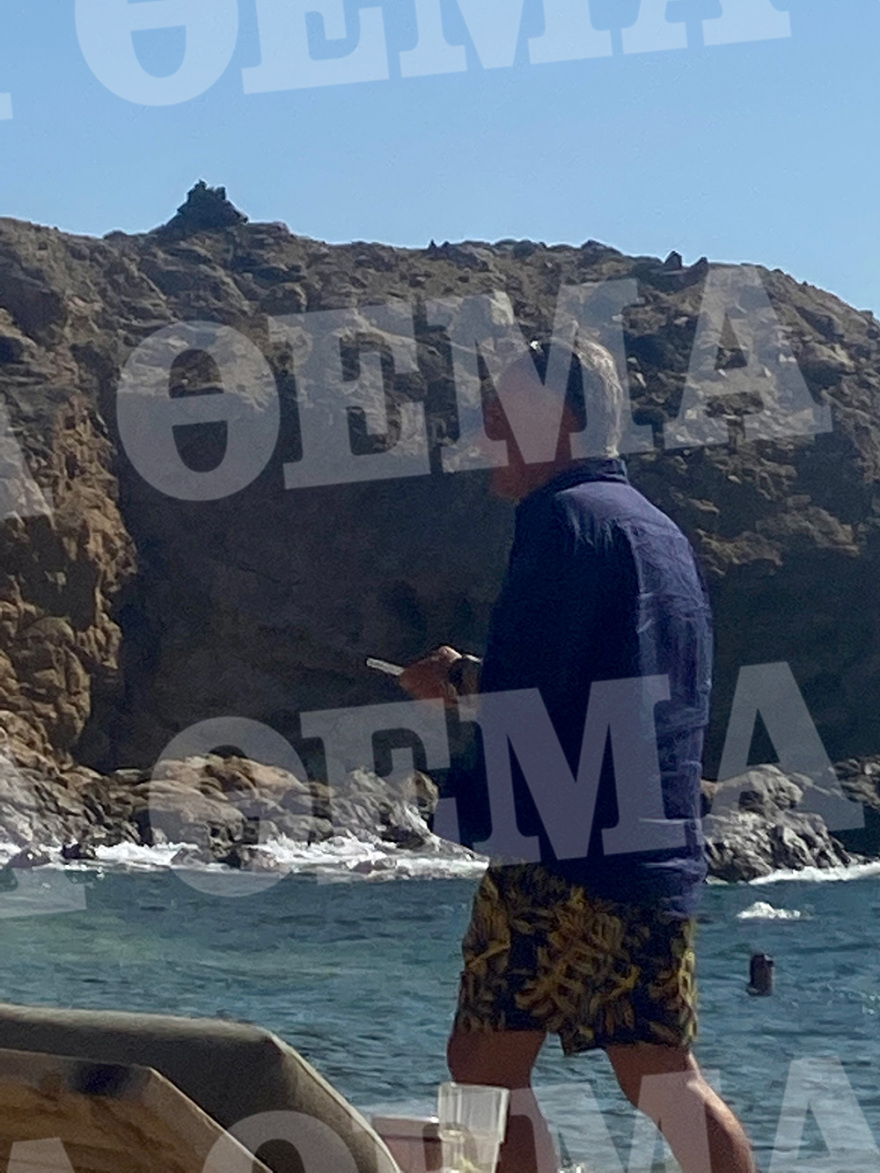 Μύκονος: Από τις ΗΠΑ και το σκάνδαλο με τις μετοχές... χαλαρός και ωραίος στο νησί ο Γιώργος Νίκας - Δείτε φωτογραφίες