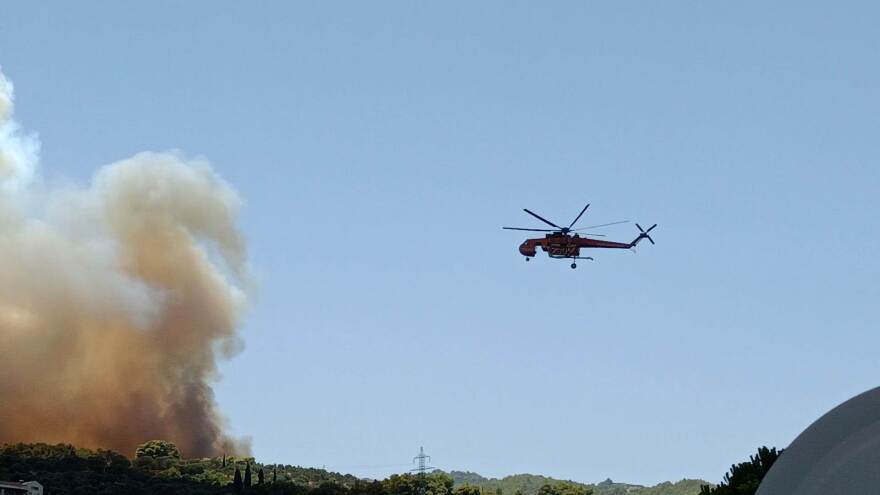 Μεγάλη πυρκαγιά στην Αχαΐα: Εκκενώνονται χωριά - Στο Λαμπίρι και στη Ζήρια οι φλόγες  