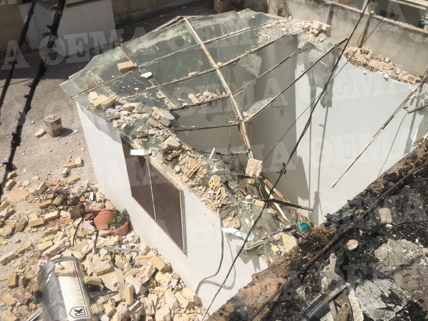 Πατήσια: Η έκρηξη ισοπέδωσε το διαμέρισμα που σκοτώθηκαν γιαγιά και εγγονός - Δείτε βίντεο