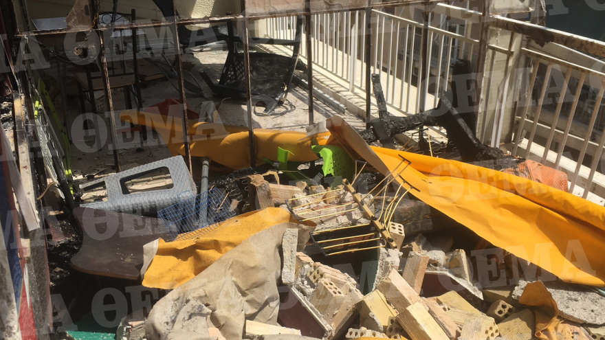 Πατήσια: Η έκρηξη ισοπέδωσε το διαμέρισμα που σκοτώθηκαν γιαγιά και εγγονός - Δείτε βίντεο