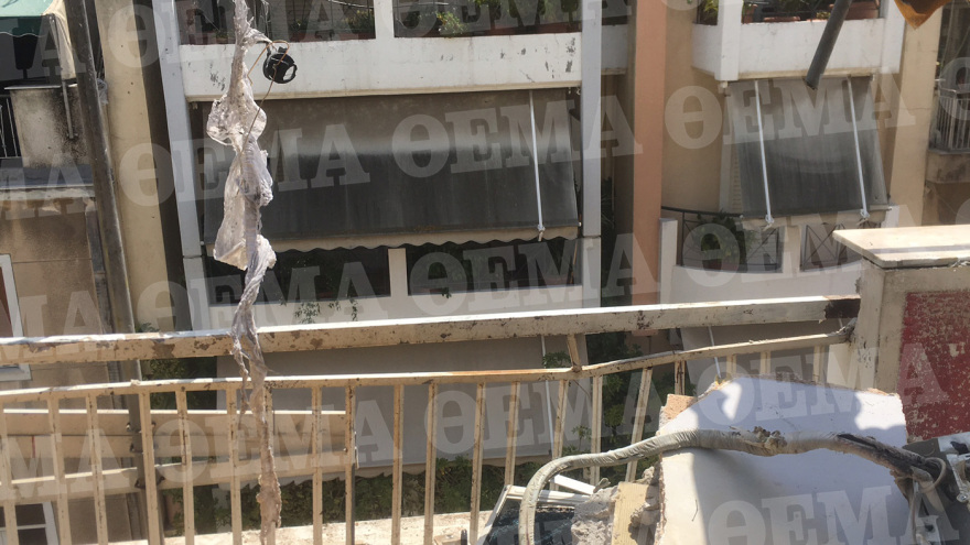 Πατήσια: Η έκρηξη ισοπέδωσε το διαμέρισμα που σκοτώθηκαν γιαγιά και εγγονός - Δείτε βίντεο