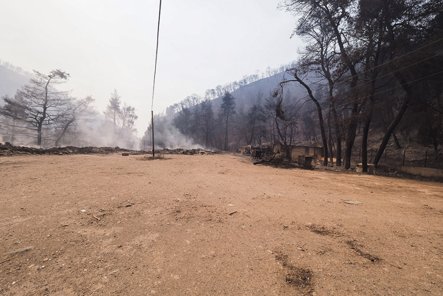 Φωτιά στην Εύβοια: Ανεξέλεγκτο το μέτωπο στις Ροβιές - Κάηκαν σπίτια - Απομάκρυναν κόσμο με πλοία