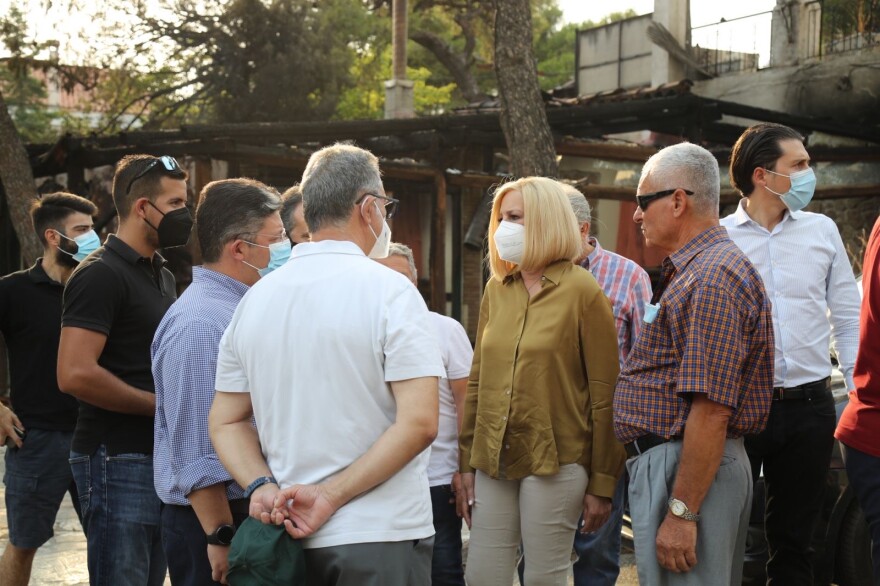 Στη Βαρυμπόμπη η Φώφη Γεννηματά