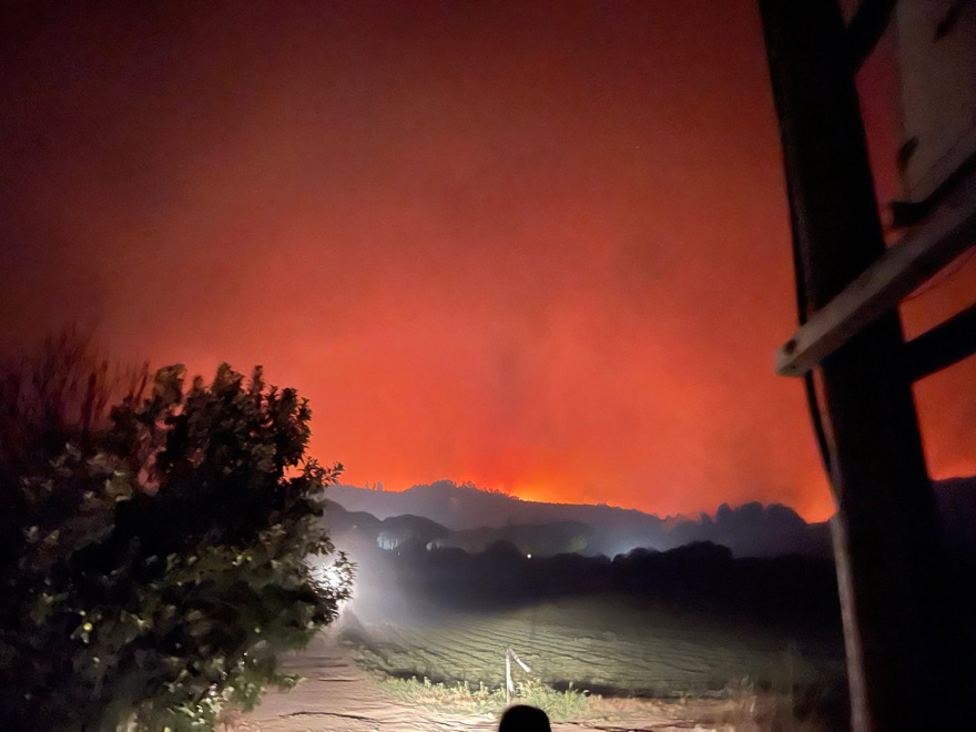 Δύσκολη η κατάσταση στην Αρχαία Ολυμπία: Μάχη για να σωθεί η Ολυμπιακή Ακαδημία από τις φλόγες