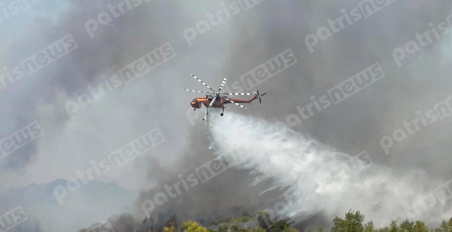 Φωτιά στην Αρχαία Ολυμπία: Εκκενώθηκαν περιοχές - Ισχυρές πυροσβεστικές δυνάμεις