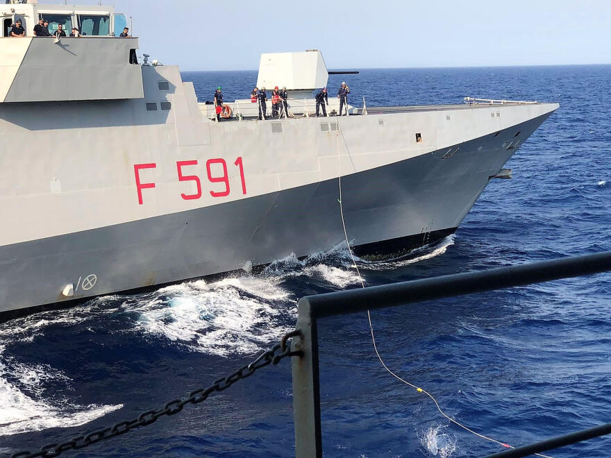 Συνεκπαίδευση του Πολεμικού Ναυτικού με ιταλική φρεγάτα και πορτογαλικό υποβρύχιο 