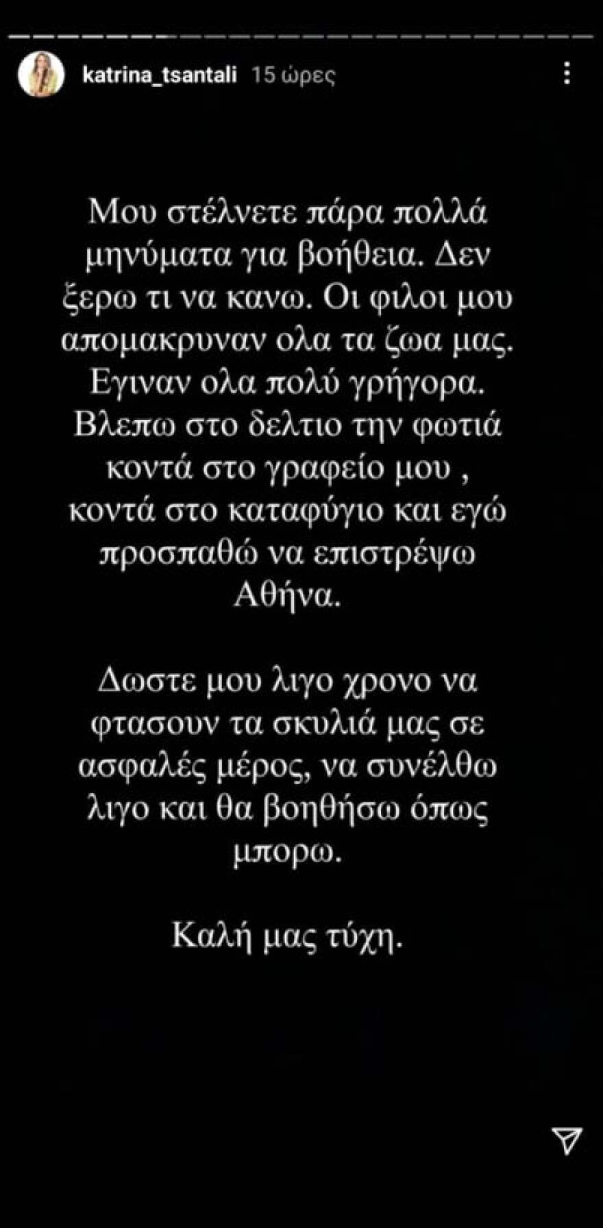 Κώστας Αναγνωστόπουλος: Με την Κατερίνα Ζαρίφη και τον Αναστάσιο Ράμμο βοήθησαν στην εκκένωση του καταφύγιου ζώων της Κατρίνας Τσάνταλη 
