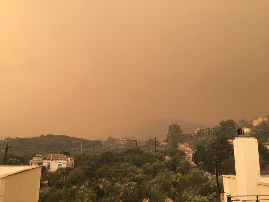 Φωτιά στη Μάνη: Επιχείρηση του Λιμενικού για απεγκλωβισμό δέκα ατόμων από την παραλία Βαθύ Γυθείου 