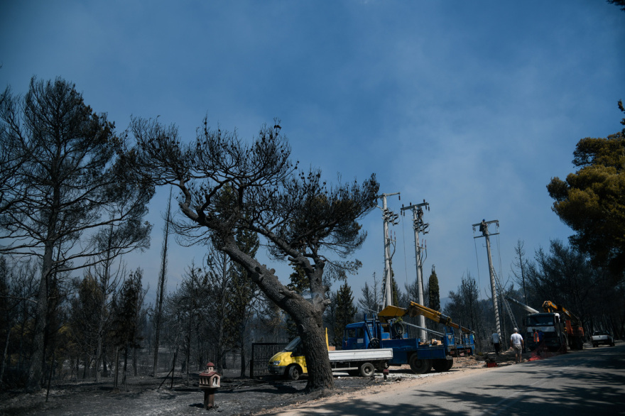 Φωτιά στην Αττική: Το μέγεθος της καταστροφής σε εικόνες