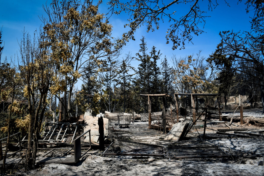 Φωτιά στην Αττική: Το μέγεθος της καταστροφής σε εικόνες