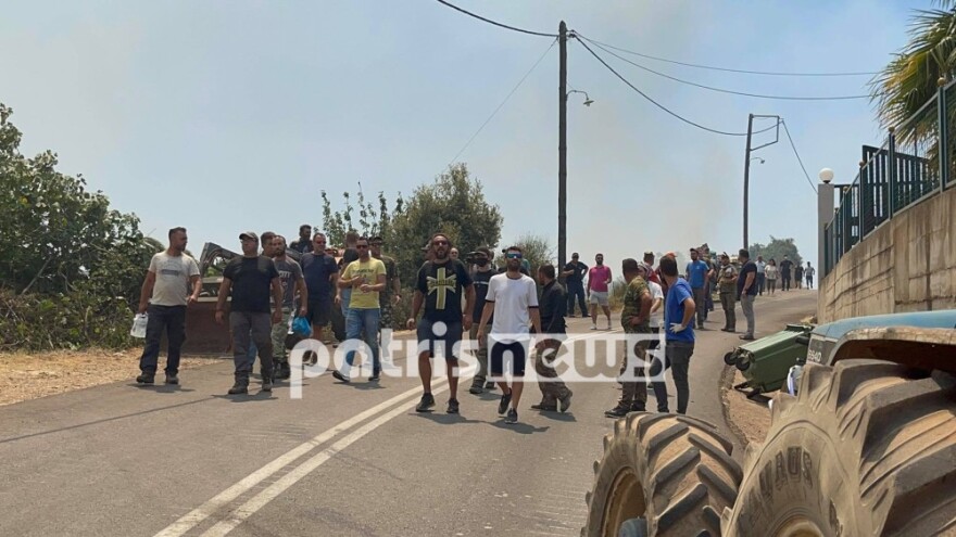 Φωτιά στην Ηλεία: Μεγάλη αναζωπύρωση σε Νεμούτα και Αρχαία Πίσα - Πληροφορίες για εγκλωβισμένους