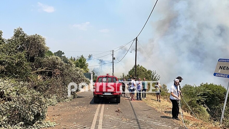 Φωτιά στην Ηλεία: Μεγάλη αναζωπύρωση σε Νεμούτα και Αρχαία Πίσα - Πληροφορίες για εγκλωβισμένους
