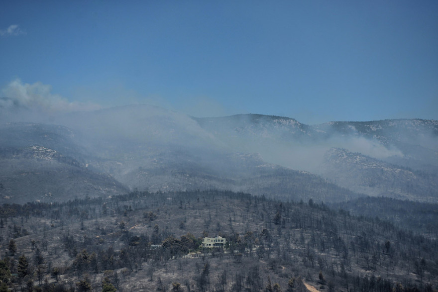 Φωτιά στην Αττική: Το μέγεθος της καταστροφής σε εικόνες
