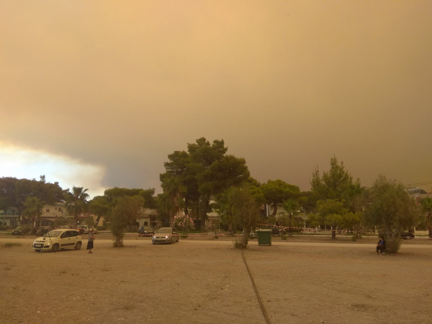 Φωτιά στην Εύβοια - Λιμενικό: 349 άτομα απεγκλωβίστηκαν από το Πευκί 