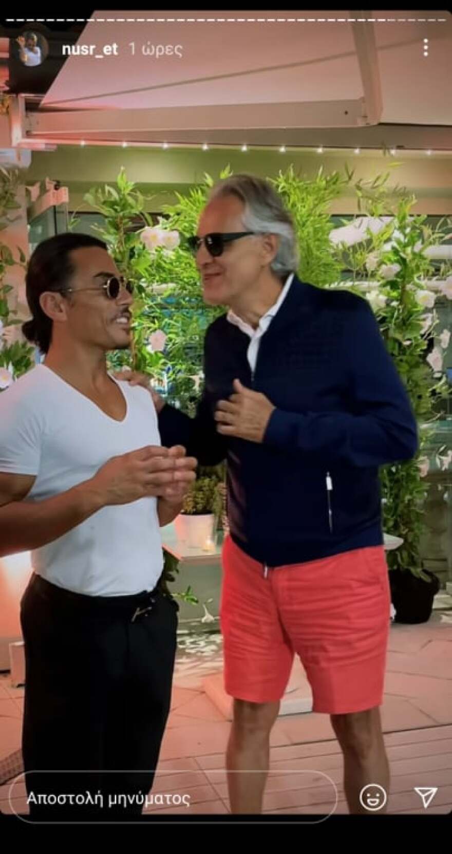 Ο Salt Bae γιόρτασε τα γενέθλιά του υπό τoυς ήχους του Αντρέα Μποτσέλι