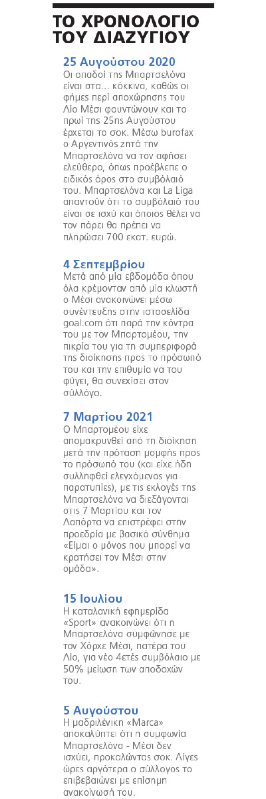 Μπαρτσελόνα: «Θυσία» ο Μέσι - Γιατί δεν τον κράτησαν οι Καταλανοί - Τα σενάρια για το μέλλον του και η Παρί