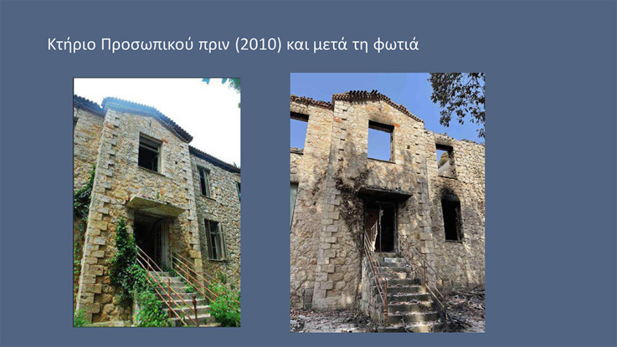 Μενδώνη για Τατόι: Χάθηκε μεγάλο μέρος του δάσους - Ζημιές σε επτά κτίρια - Τι έγινε με τα κοντέινερ