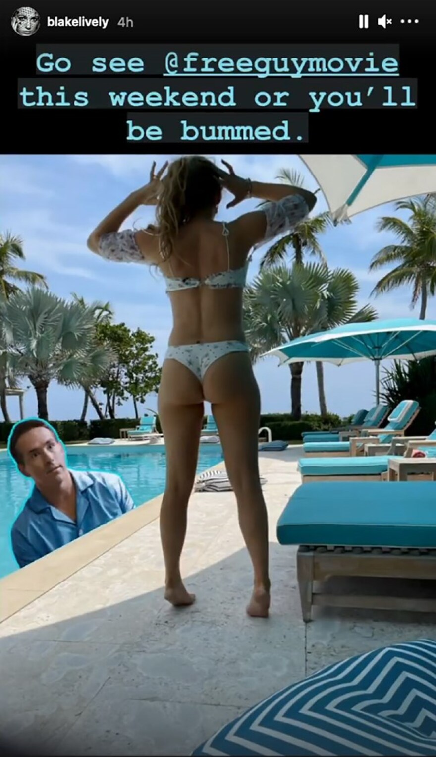 Μπλέικ Λάιβλι: H σέξι πόζα για να προωθήσει τη νέα ταινία του συζύγου της, Ράιαν Ρέινολντς