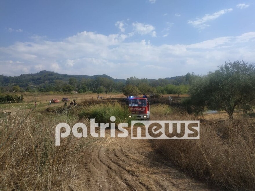 Φωτιά στην Αρχαία Ολυμπία: Υπό έλεγχο το πύρινο μέτωπο