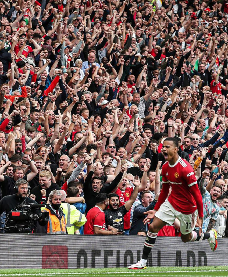 Σαν πίνακας ζωγραφικής: Γκολ ο Γκρίνγουντ και πανζουρλισμός στις εξέδρες του «Ολντ Τράφορντ» (φωτο)